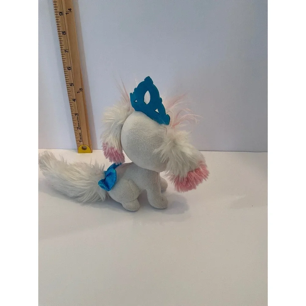 Disney Palace Pets Plush Toy White Dog Princess pumpkin‎ Cute